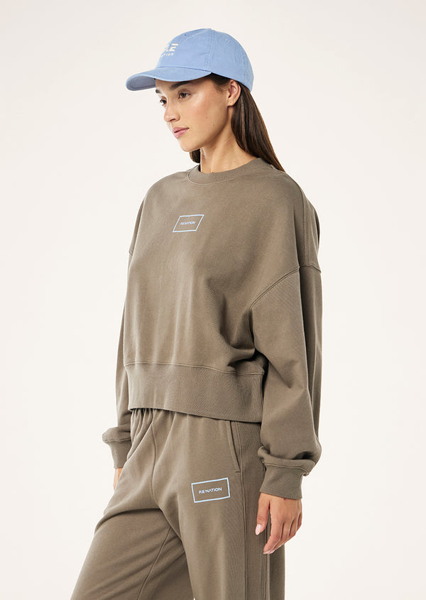 P.e Nation Kite Sweat In Fawn