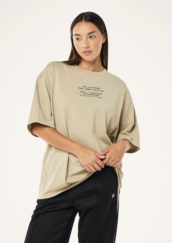 P.e Nation Lamont Tee In Washed Biscuit
