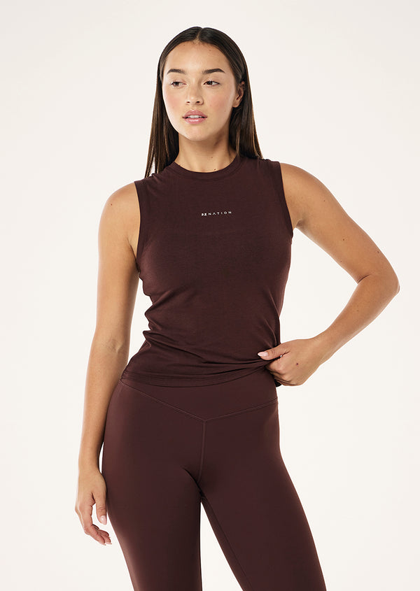 P.e Nation Lenox Tank In Mahogany