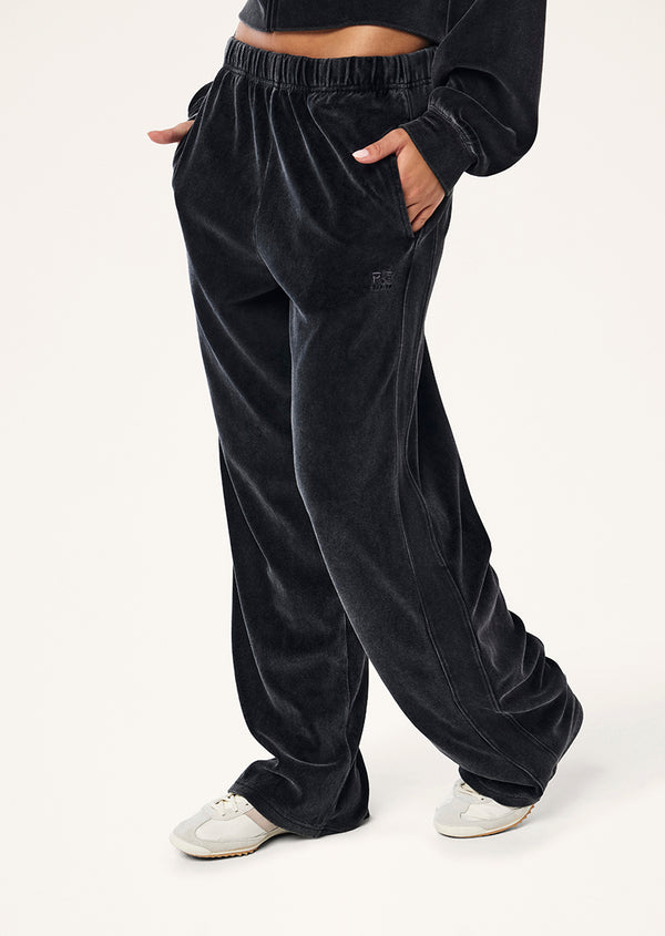 P.e Nation Luxuria Trackpant In Washed Asphalt