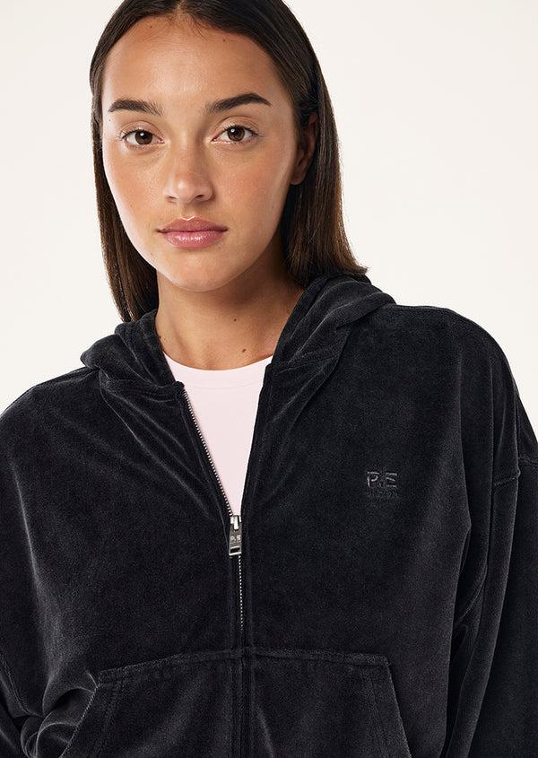 p.e nation Luxuria zip through in washed asphalt