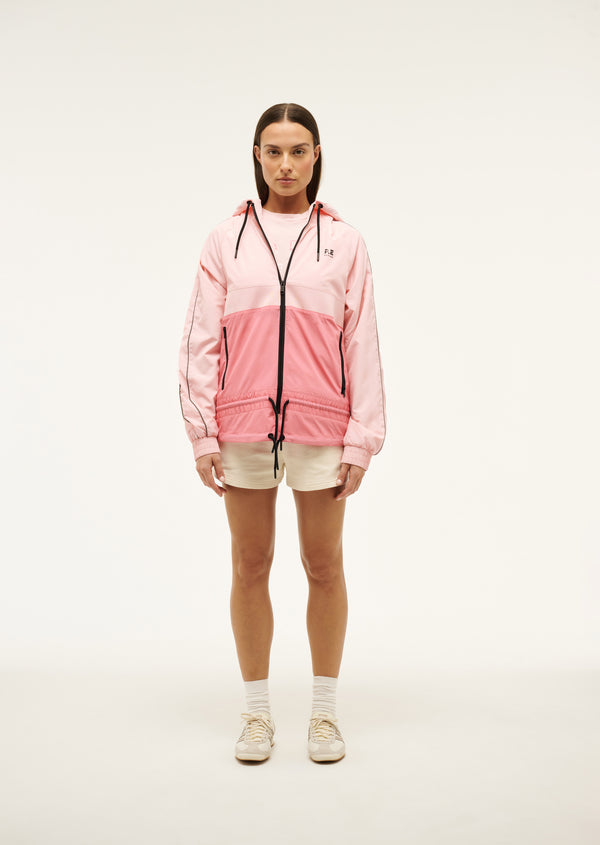 P.e Nation Man Down Jacket In Pink Lemonade