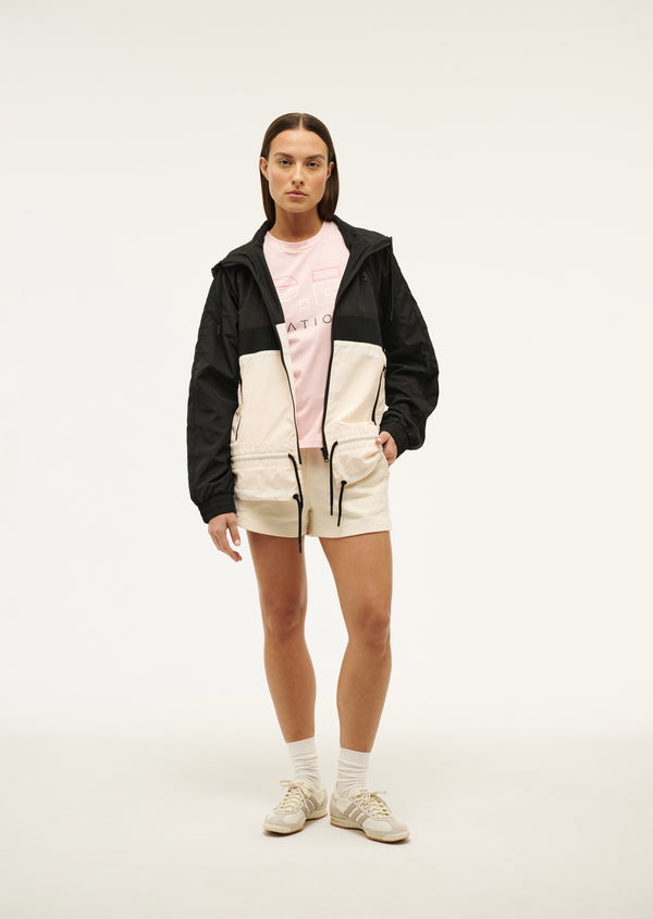 P.e Nation Man Down Jacket In Whisper White