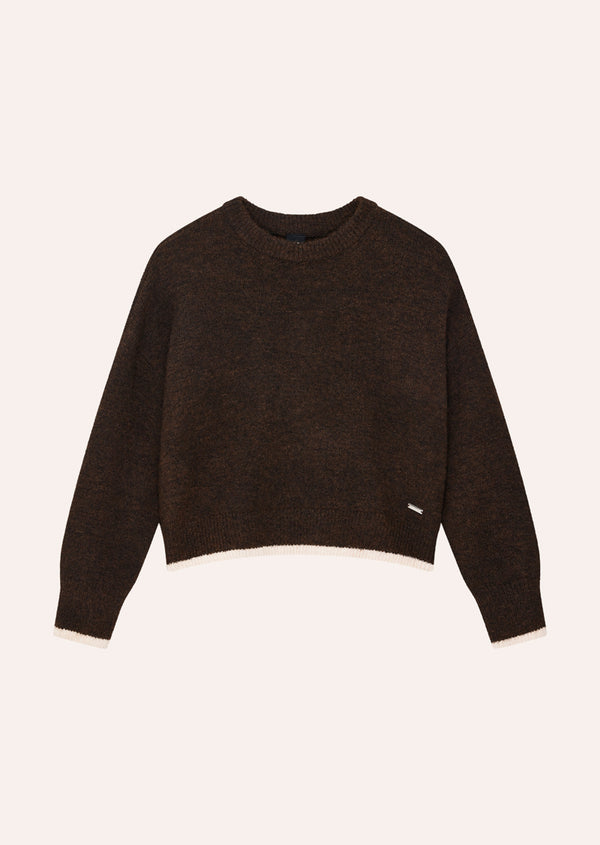 P.e Nation Marquee Knit In Espresso