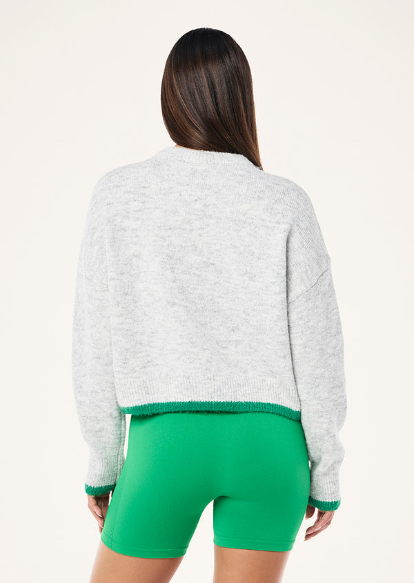 P.e Nation Marquee Knit In Grey Marle