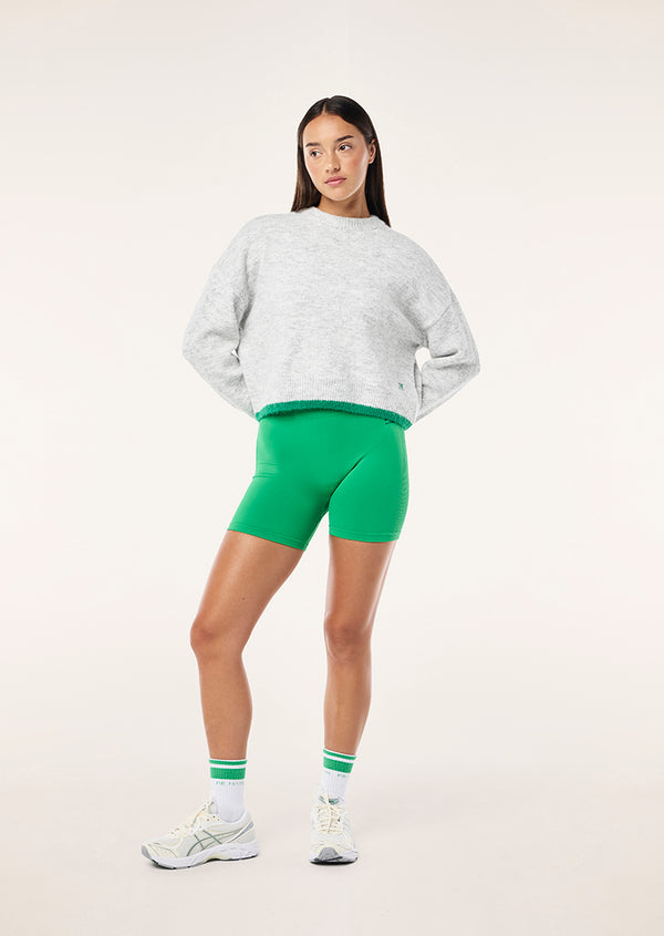 P.e Nation Marquee Knit In Grey Marle