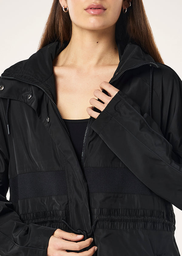 p.e nation Mid-length man down jacket in black