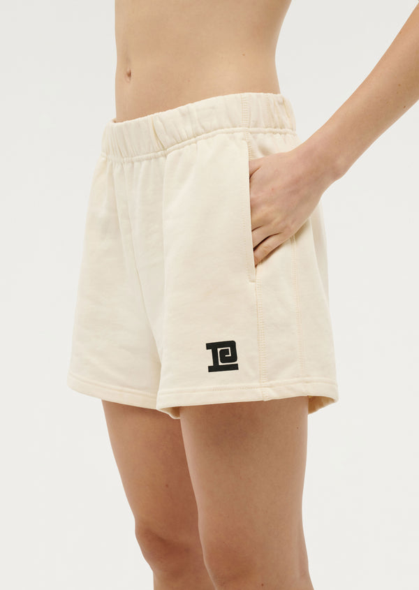 p.e nation Millenium short in whisper white