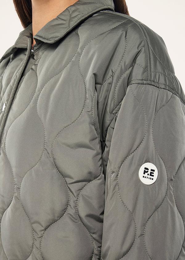 P.e Nation Moment Jacket In Dusty Olive