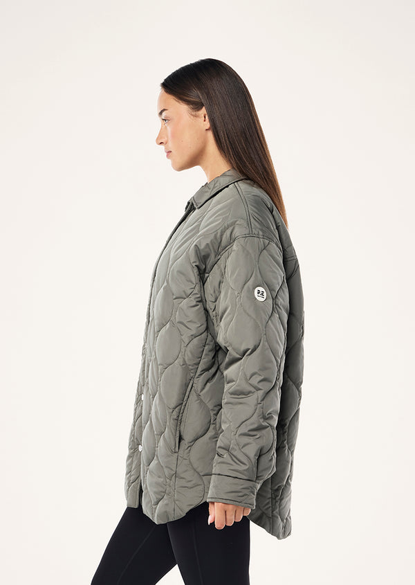 P.e Nation Moment Jacket In Dusty Olive