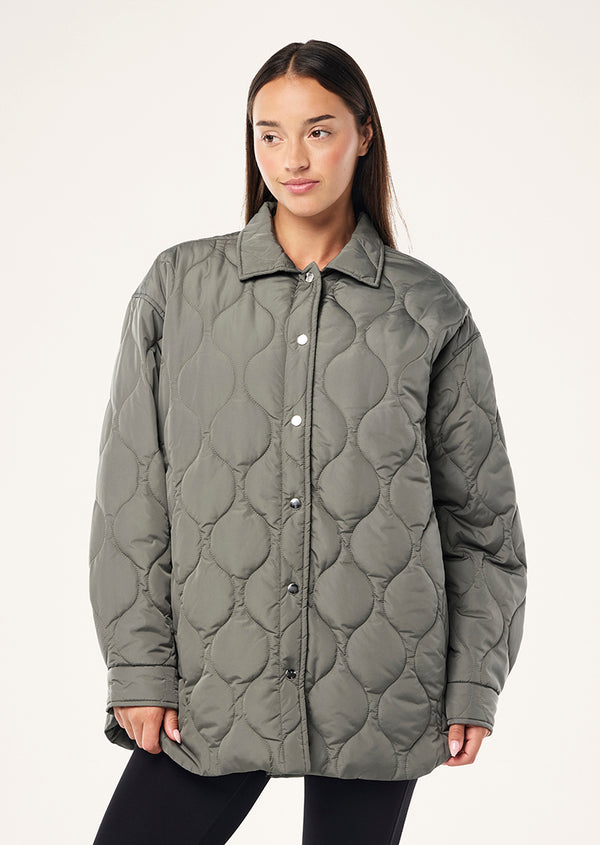 p.e nation Moment jacket in dusty olive