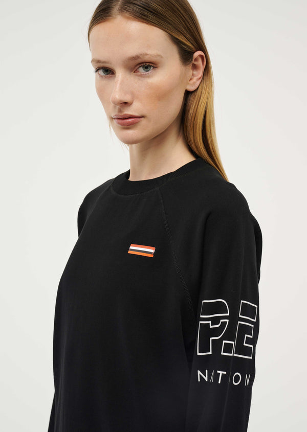 p.e nation Moneyball sweat in black