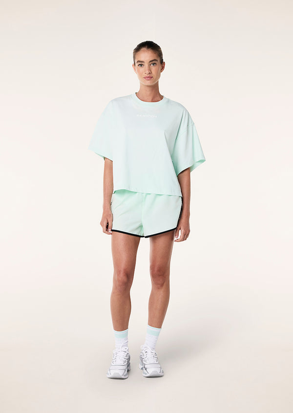P.e Nation Namedrop Tee In Hint Of Mint