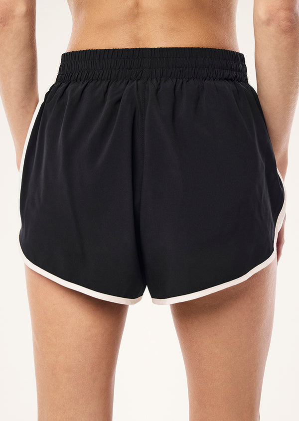 P.e Nation Preset Short In Black & Whisper White