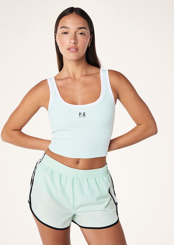 P.e Nation Preset Short In Hint Of Mint