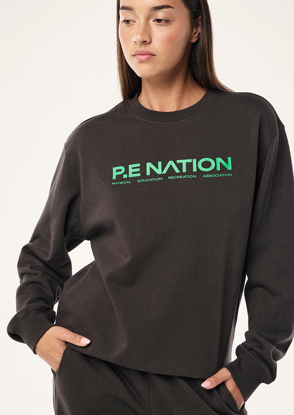 P.e Nation Qualify Sweat In Caviar