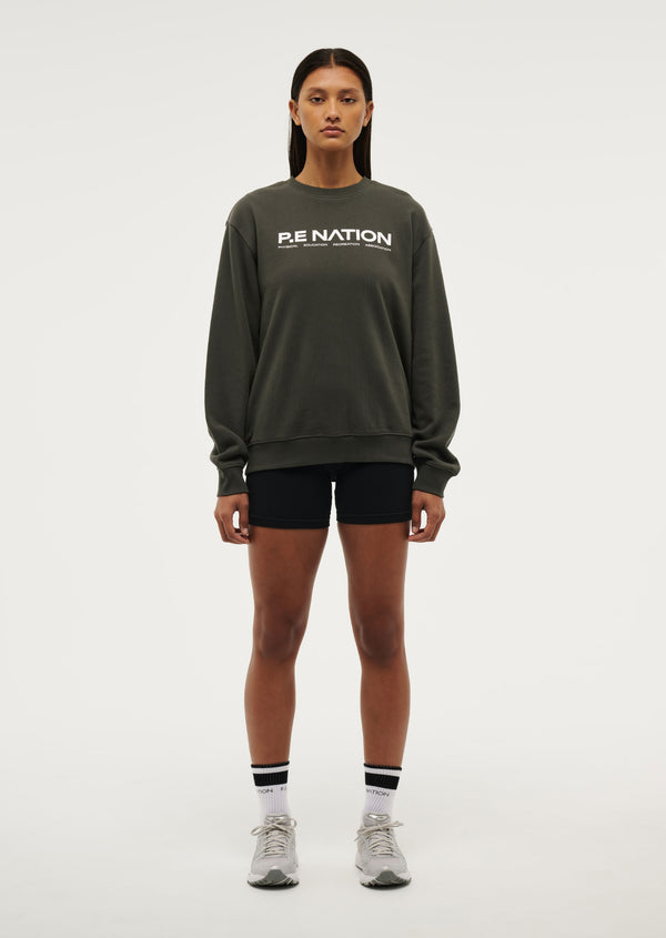 p.e nation Qualify sweat in gunmetal