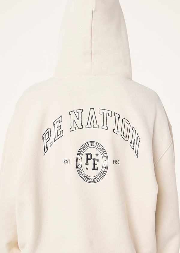 p.e nation Radar hoodie in whisper white