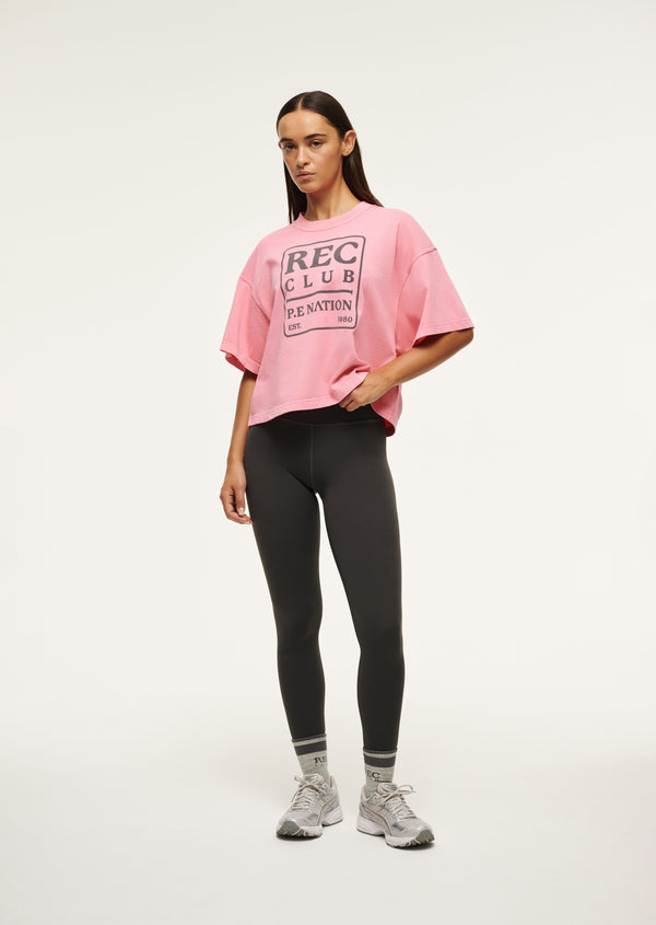 P.e Nation Rally Tee In Pink Lemonade