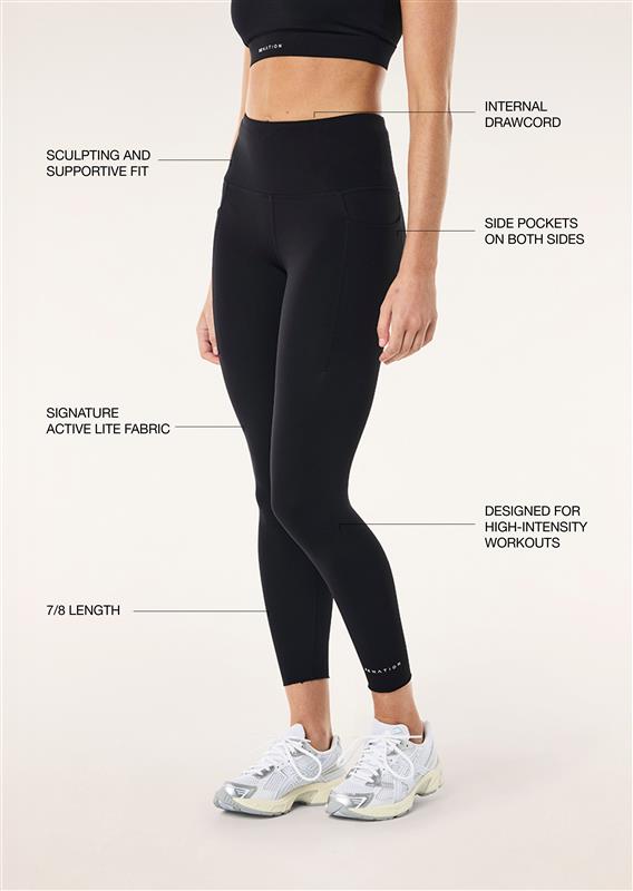 p.e nation Recalibrate 7/8 legging in black
