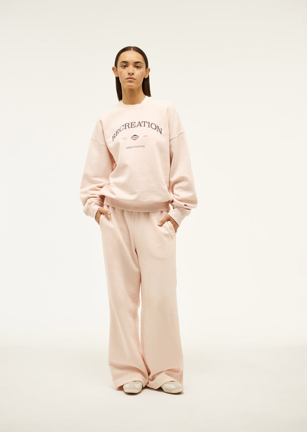 P.e Nation Recreation Sweat In Washed Blush