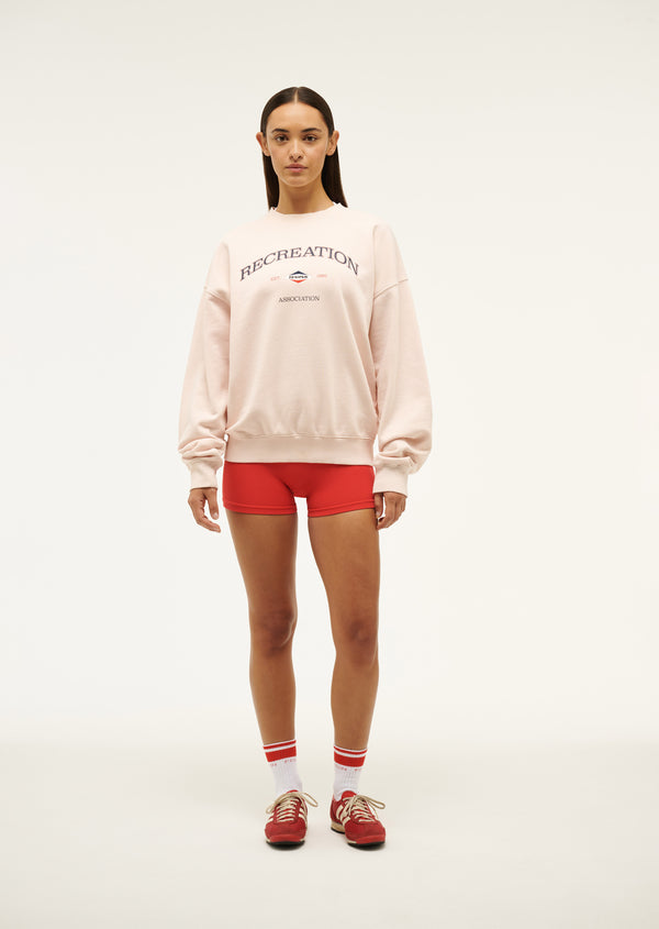 p.e nation Recreation sweat in washed blush