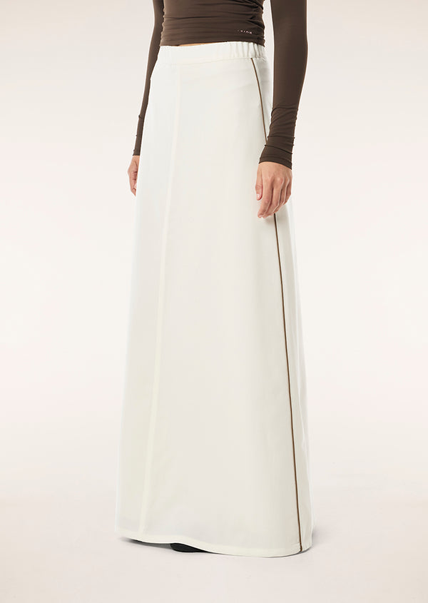 P.e Nation Residency Skirt In Whisper White