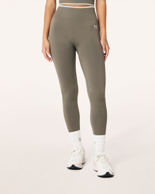 P.e Nation Restore Seamless Legging In Khaki