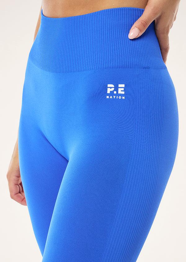 p.e nation Restore seamless legging in royal blue