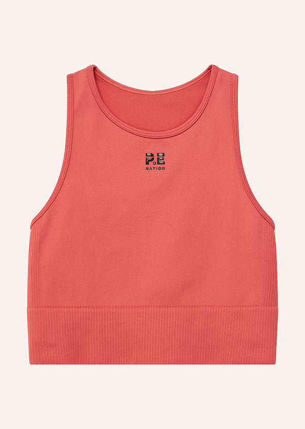 P.e Nation Restore Seamless Tank In Brick Red