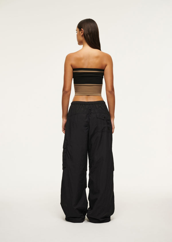 P.e Nation Restore Strapless Top In Fossil