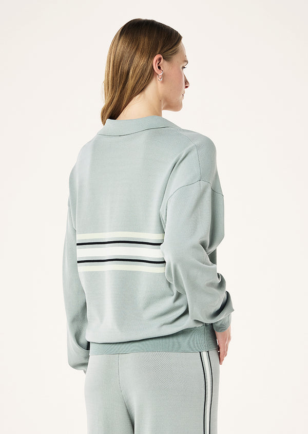 P.e Nation Retreat Collar Knit In Steel