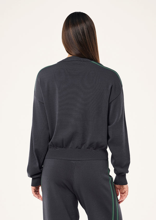 P.e Nation Retreat Knit Jumper In Caviar