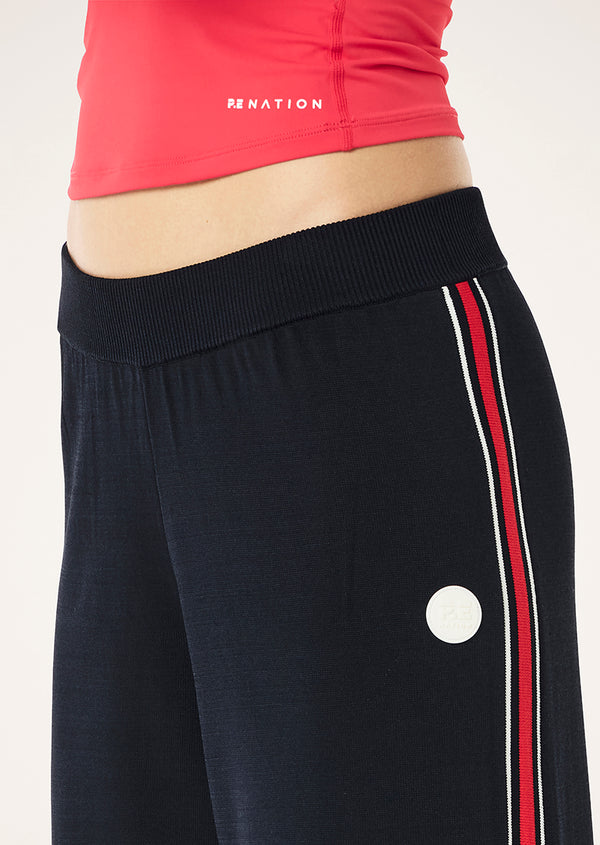 P.e Nation Retreat Knit Pant In Dark Sapphire