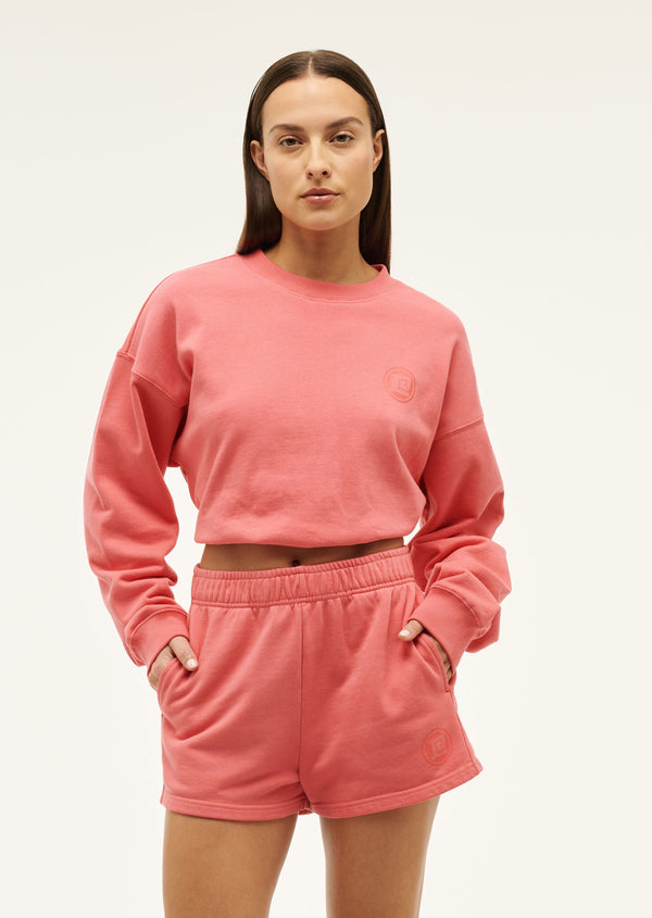 p.e nation Reverie short in poppy red