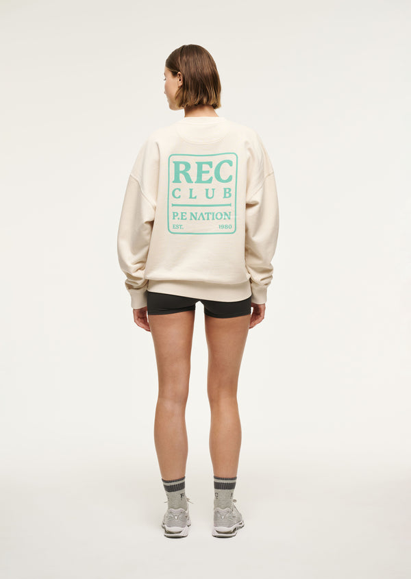 P.e Nation Seminal Sweat In Washed Whisper White