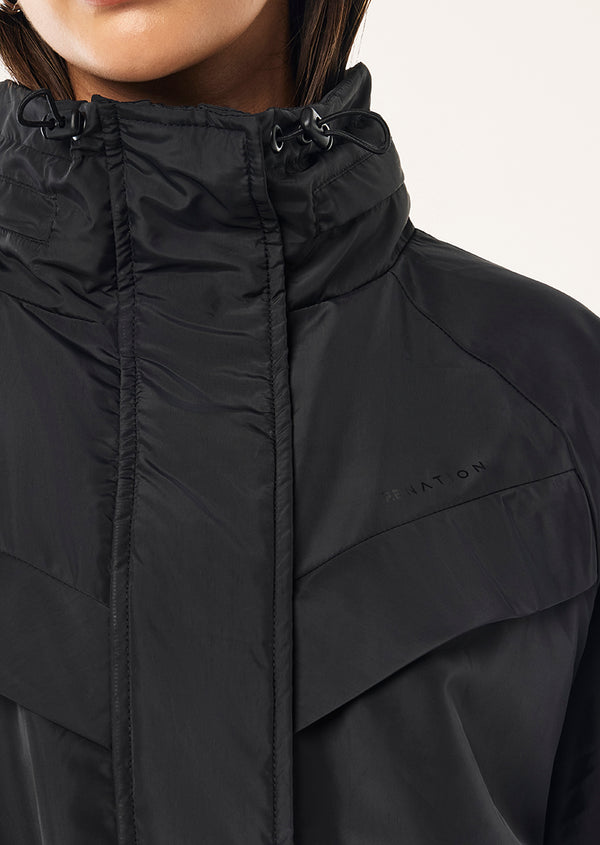 p.e nation Shelter jacket in black