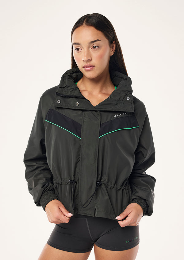 P.e Nation Shelter Jacket In Caviar