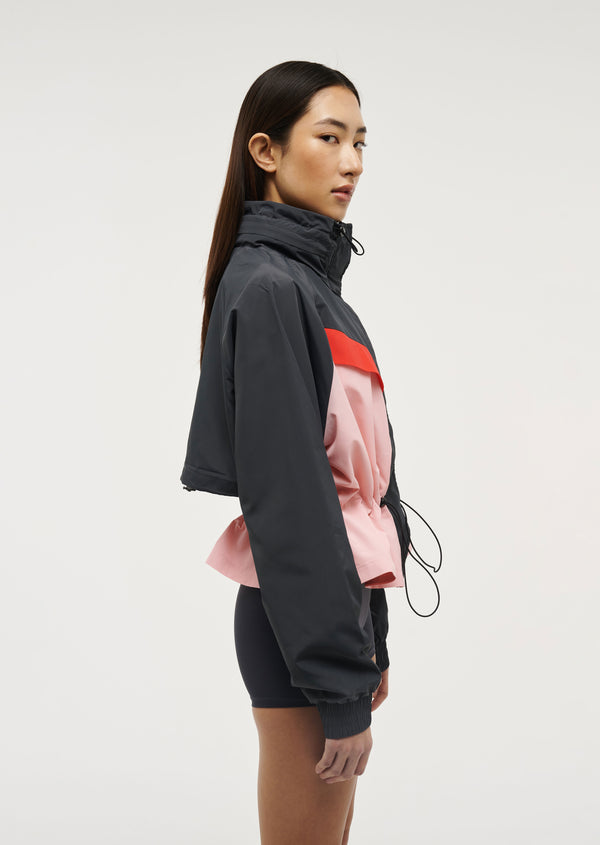 P.e Nation Shelter Jacket In Marine Blue