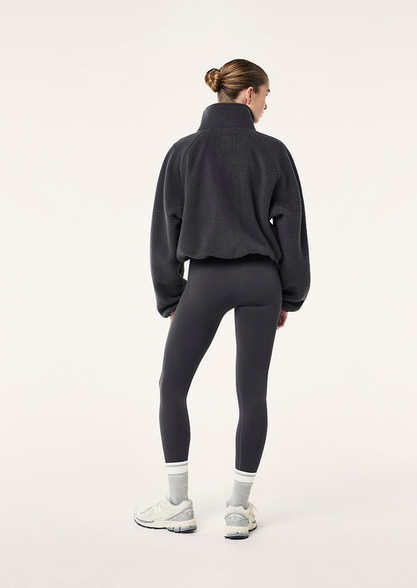 P.e Nation Shelter Sherpa Jacket In Asphalt