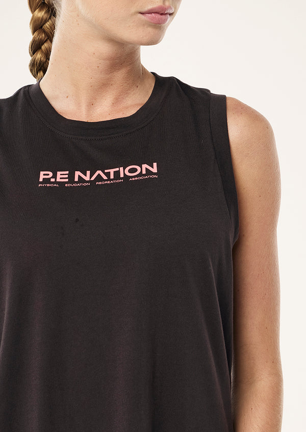 p.e nation Shuffle tank in licorice