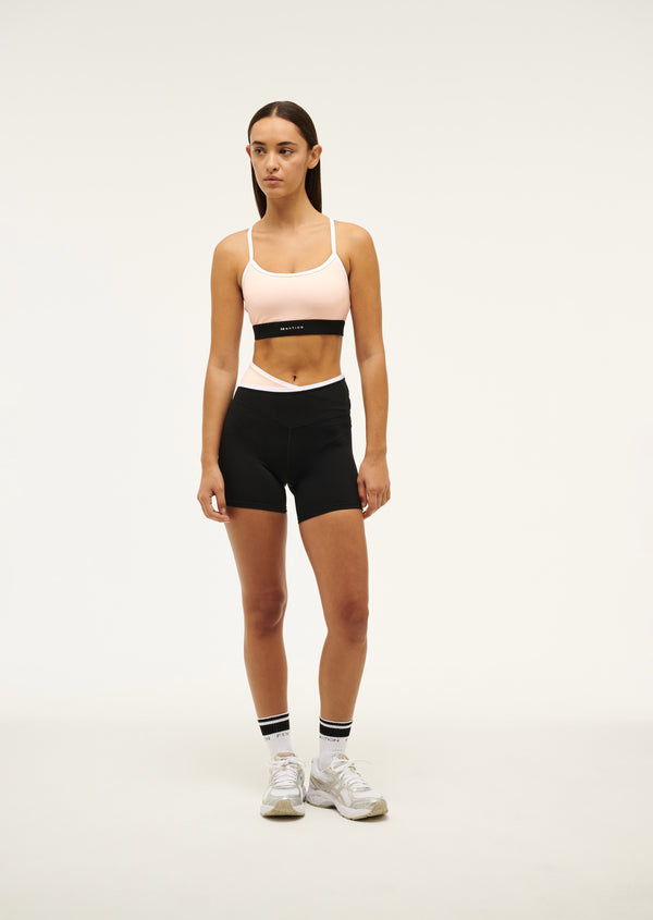P.e Nation Signature Sports Bra In Blush