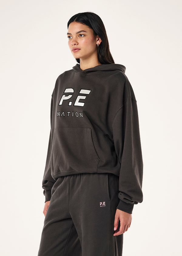 P.e Nation Sprint Hoodie In Smokestone