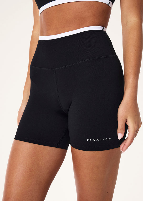 p.e nation Stellar 5" bike short in black