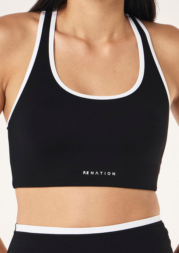 P.e Nation Stellar Sports Bra In Black