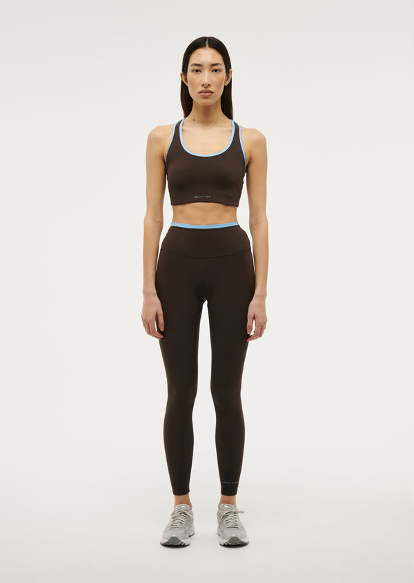 P.e Nation Stellar Sports Bra In Coffee