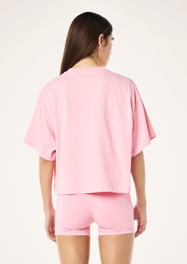 P.e Nation Superfine Tee In Candy Pink