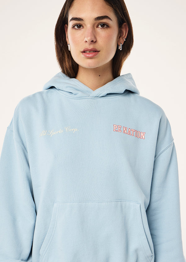 p.e nation Surge hoodie in ice blue