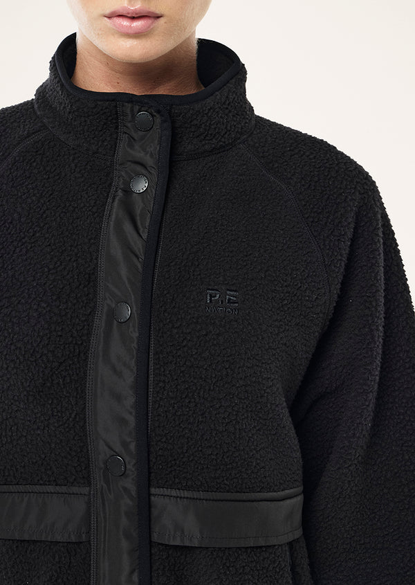 p.e nation Technique jacket in black
