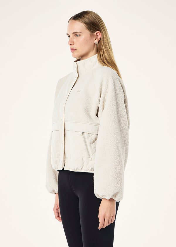 P.e Nation Technique Quilt Jacket In Cloud